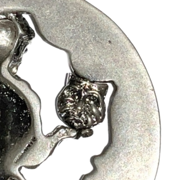 Sterling St. Genesius Medal - PatronSaint of Actors, Performers - Comedy/Tragedy - Picture 8 of 10